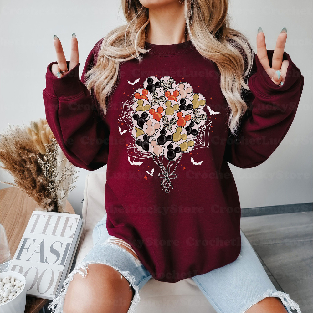 Disney Vintage Balloons Halloween Shirt, Mickey Not So Scary, Disney Trip Shirt, Disney Family Matching Halloween Shirt, Trick Or Treat - 5.jpg