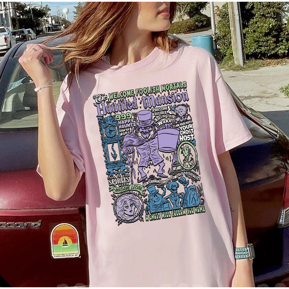Retro Haunted Mansion Halloween Shirt, 90s Haunted Disneyland Halloween Tee, Vintage Halloween Matching Shirt, Halloween Party,Spooky Season - 5.jpg
