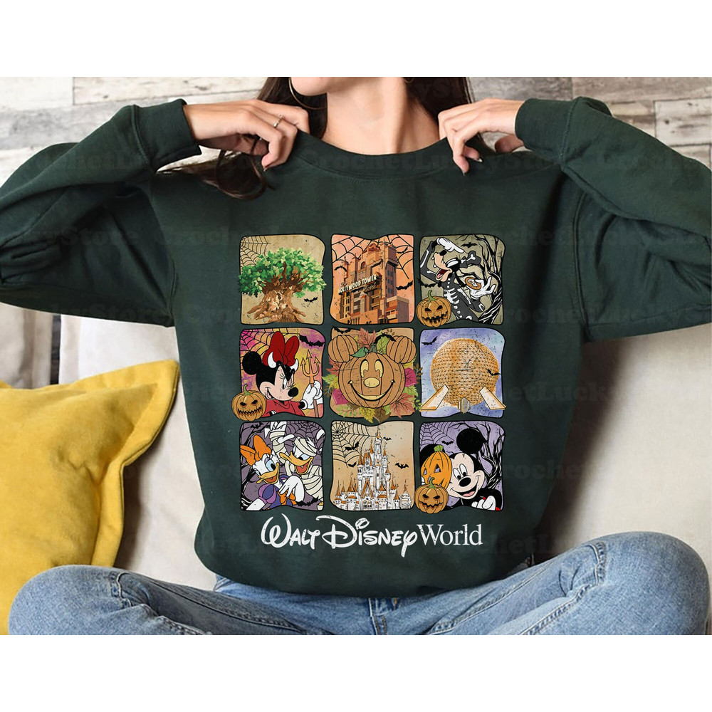Vintage Disney World Halloween Shirt, Mickey And Friends Halloween Shirt, Disney Family Matching Shirt, Walt Disney World Halloween Shirt - 3.jpg