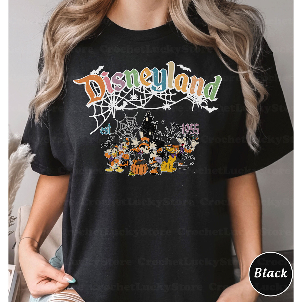 Vintage Disneyland Halloween Shirt, Disneyland Tee, Disney Halloween Shirt, Halloween Party, Mickey and Friends T-Shirt, Sweatshirt, Hoodie - 2.jpg
