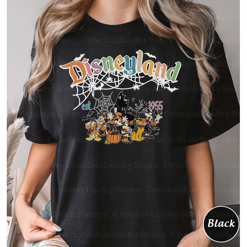 Vintage Disneyland Halloween Shirt, Disneyland Tee, Disney Halloween Shirt, Halloween Party, Mickey and Friends T-Shirt, Sweatshirt, Hoodie - 2.jpg