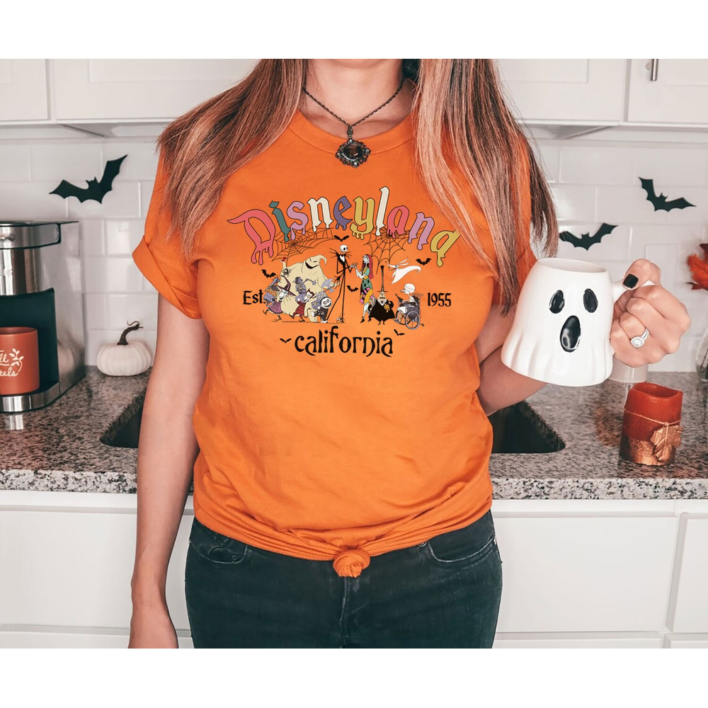 Vintage Disneyland 1955 Halloween Shirt, Jack Skellington Nightmare before Christmas Shirt, Oogie Boogie Bash Halloween Party T-Shirt - 4.jpg