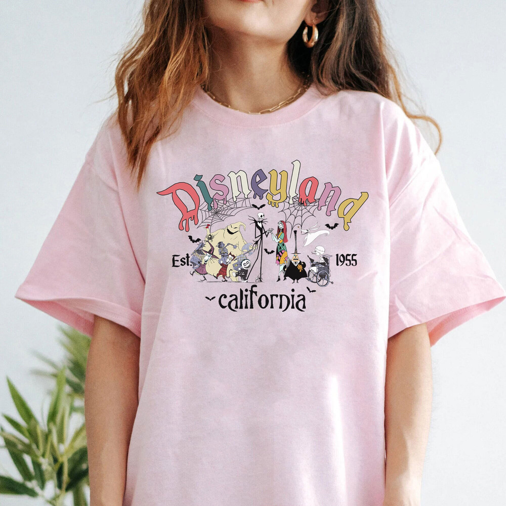 Vintage Disneyland 1955 Halloween Shirt, Jack Skellington Nightmare before Christmas Shirt, Oogie Boogie Bash Halloween Party T-Shirt - 5.jpg
