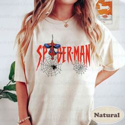 vintage marvel spider-man shirt, disney matching spiderman shirt, spiderman halloween shirts, spiderman birthday shirt,