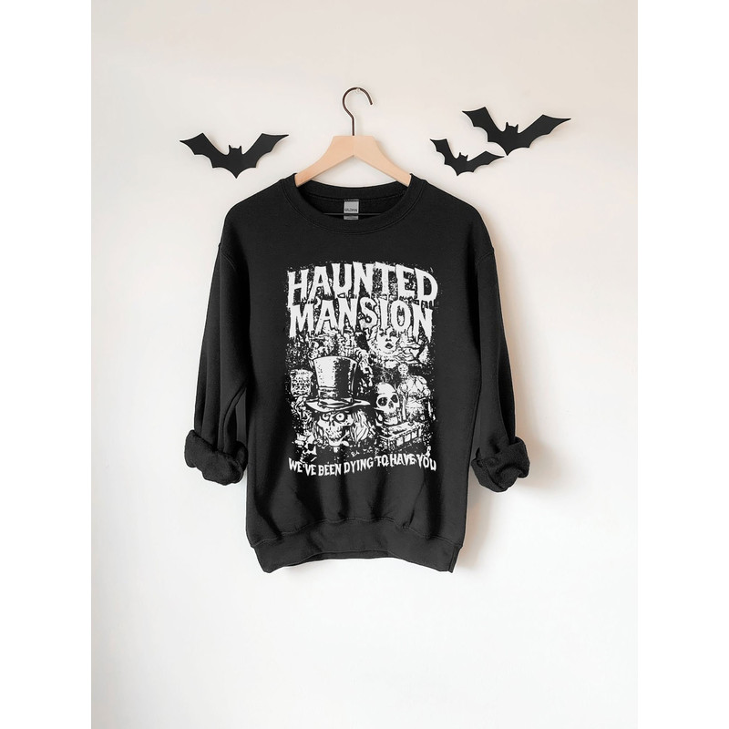 Vintage The Haunted Mansion Shirt, Haunted Disneyland Halloween Tee, Retro Haunted Mansion Shirt, Halloween Party Matching, Trick Or Treat - 1.jpg
