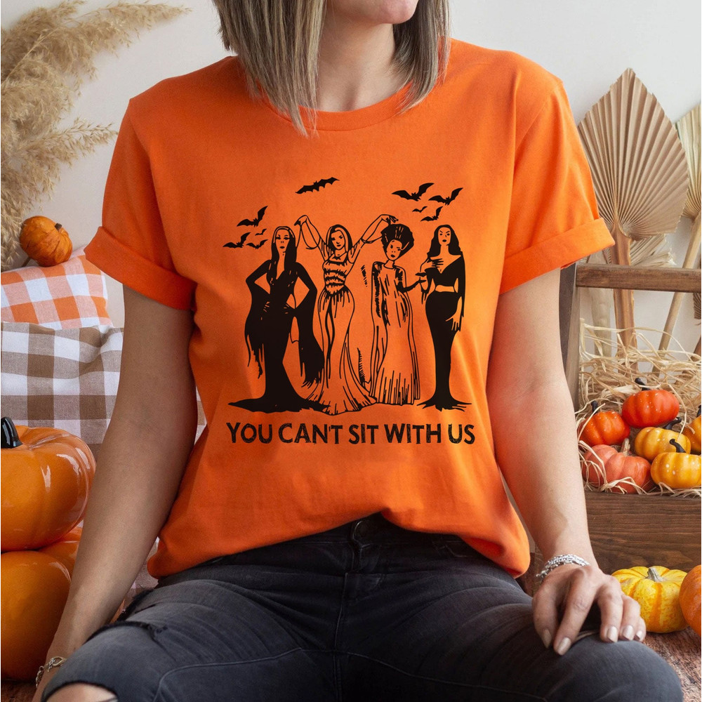 Witches Shirt, You Can't Sit With Us Shirt, Funny Sanderson Sisters Tee, Witch Sisters Halloween, Sanderson Shirt, Vintage Spooky Vibes Tee - 3.jpg