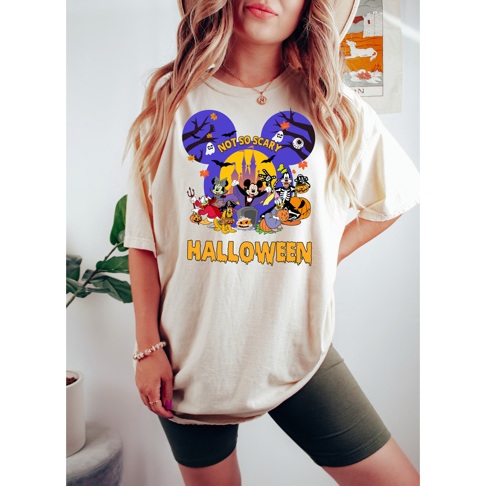Disney Halloween Shirt, Mickey Not So Scary Shirt, Retro Halloween Shirt, Halloween Party Shirt, Halloween Matching Shirt, WDW Magic Kingdom - 2.jpg