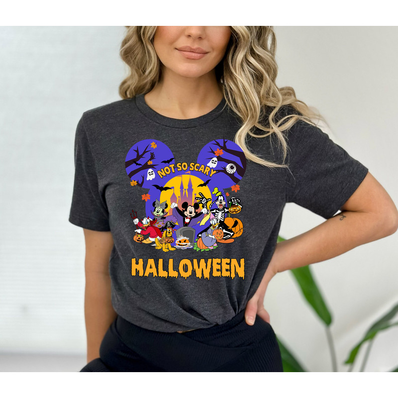 Disney Halloween Shirt, Mickey Not So Scary Shirt, Retro Halloween Shirt, Halloween Party Shirt, Halloween Matching Shirt, WDW Magic Kingdom - 3.jpg