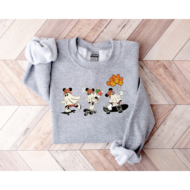 Halloween Ghost Shirt, Creep It Real Shirt, Ghost Skateboarding Shirt, Funny Ghost Tee, Mickey Mouse Shirt, Disney Halloween Tee, Halloween - 1.jpg