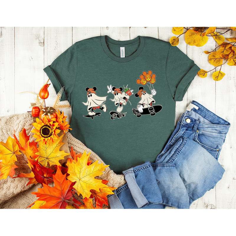 Halloween Ghost Shirt, Creep It Real Shirt, Ghost Skateboarding Shirt, Funny Ghost Tee, Mickey Mouse Shirt, Disney Halloween Tee, Halloween - 2.jpg