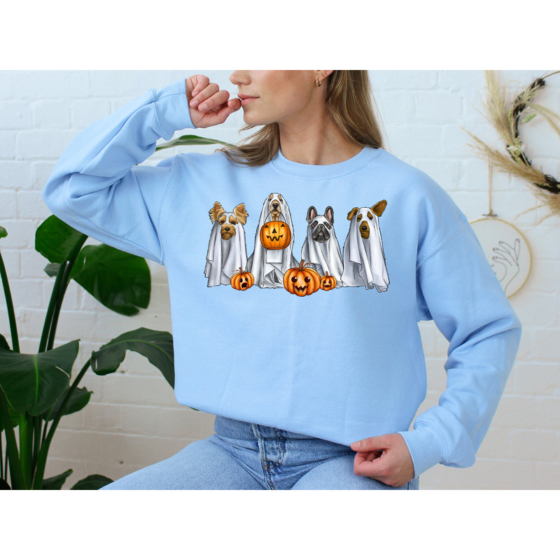 Halloween Sweatshirt,Halloween Sweater,Ghost Sweatshirt,Halloween Dog Sweatshirt,Ghost Dog Shirt,2022 Happy Halloween,Retro Spooky Season - 3.jpg