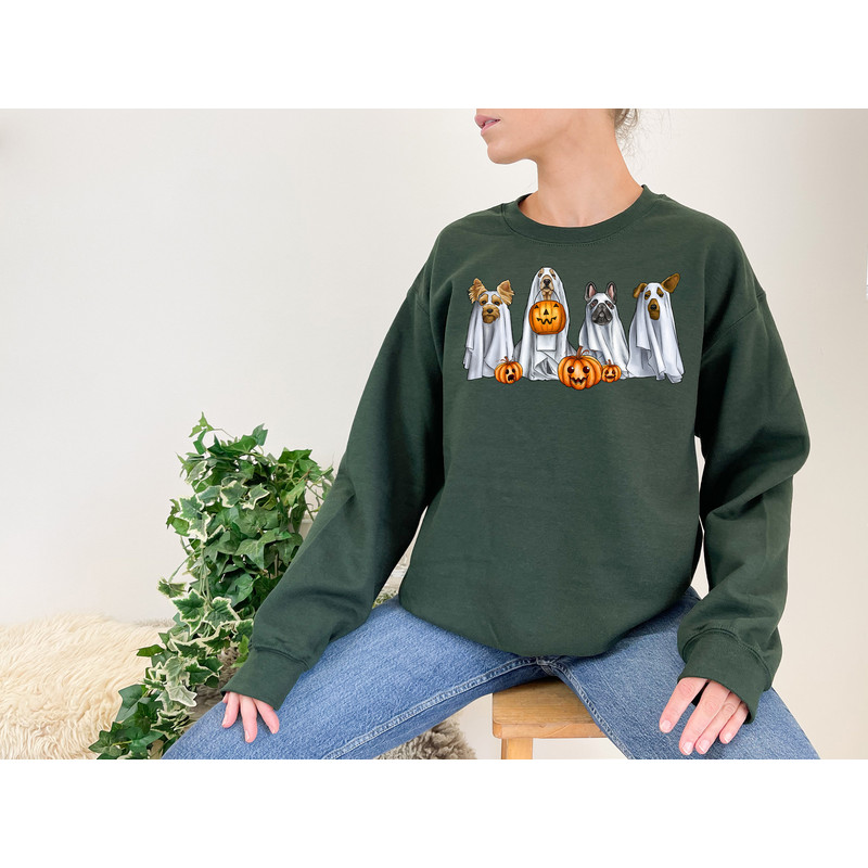 Halloween Sweatshirt,Halloween Sweater,Ghost Sweatshirt,Halloween Dog Sweatshirt,Ghost Dog Shirt,2022 Happy Halloween,Retro Spooky Season - 4.jpg