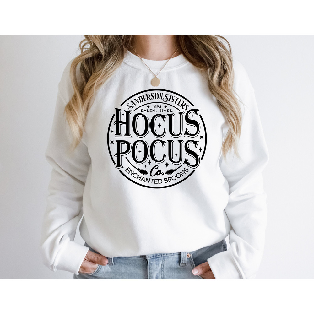Hocus Pocus Sweatshirt, Sanderson Sisters Shirt, Enchanted Brooms Shirt, Halloween Witch Shirt, Halloween Movie Tee, Wicthes Brew, Halloween - 2.jpg