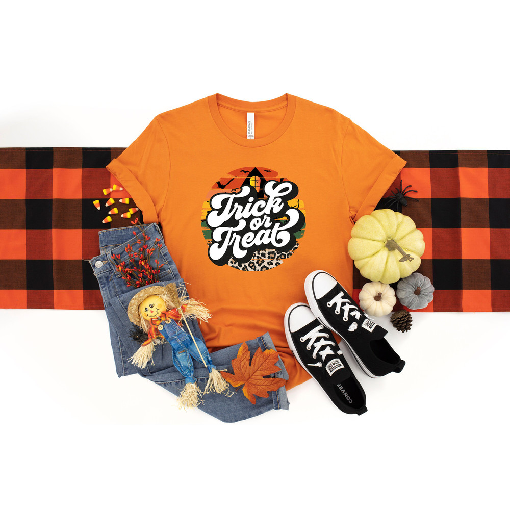 Trick or Treat, Trick or Treat Shirt, Funny Halloween T-Shirt, Toddler Halloween Shirt, Halloween Shirt Kids, Girls Halloween Shirt - 3.jpg
