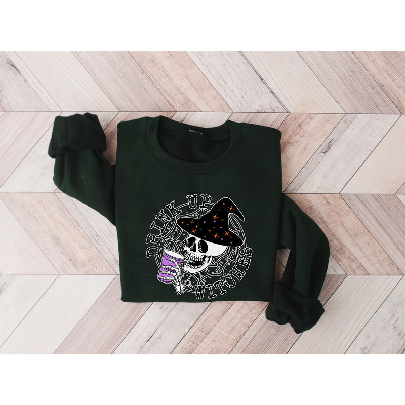 Drink Up Witches Sweat, Halloween Sweatshirt, Witch Sweatshirt, Hocus Pocus Sweat, Witches Brew, Witchy Vibes, Fall Clothing,Halloween Party - 4.jpg