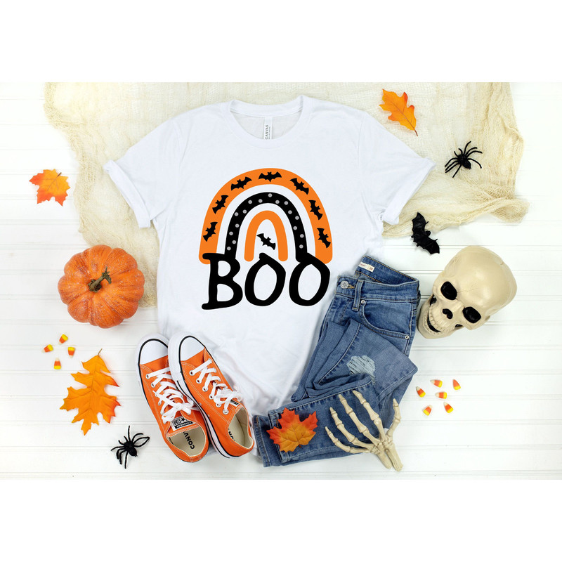 Halloween Boo Shirts, Halloween Shirts, Halloween Rainbow shirt, Hocus Pocus Shirts,Halloween Spooky Shirt,Fall Shirts,Halloween Funny Shirt - 1.jpg