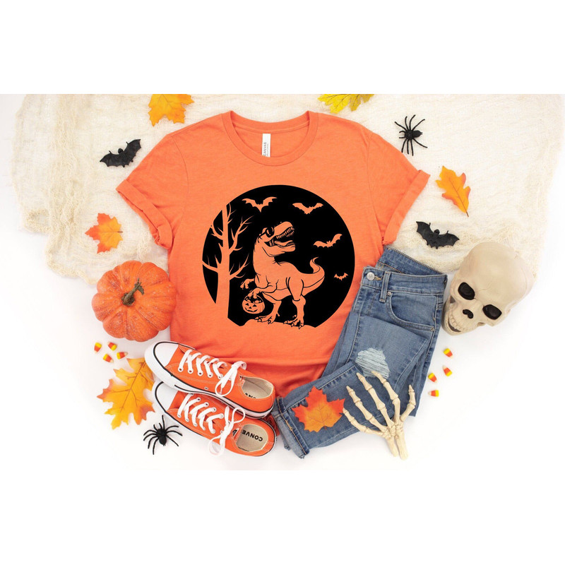 Halloween Dinosaur Shirt, Halloween Shirt, Happy Halloween, Personalized Gift Shirt, Halloween Matching Party Shirt, Party Shirt, Jurassic - 1.jpg