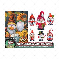 6 Designs Merry Christmas Gnome Png Bundle, Christmas Png, Gnome Png, Xmas Png, Merry Christmas Png, Christmas Clipart,