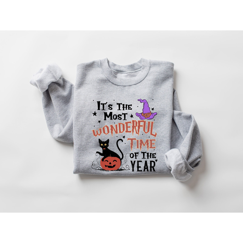 It's The Most Wonderful Time Of The Year Sweatshirt, Halloween Sweatshirt, Spooky Halloween Shirt, Funny Halloween Shirt, Halloween Gift - 1.jpg