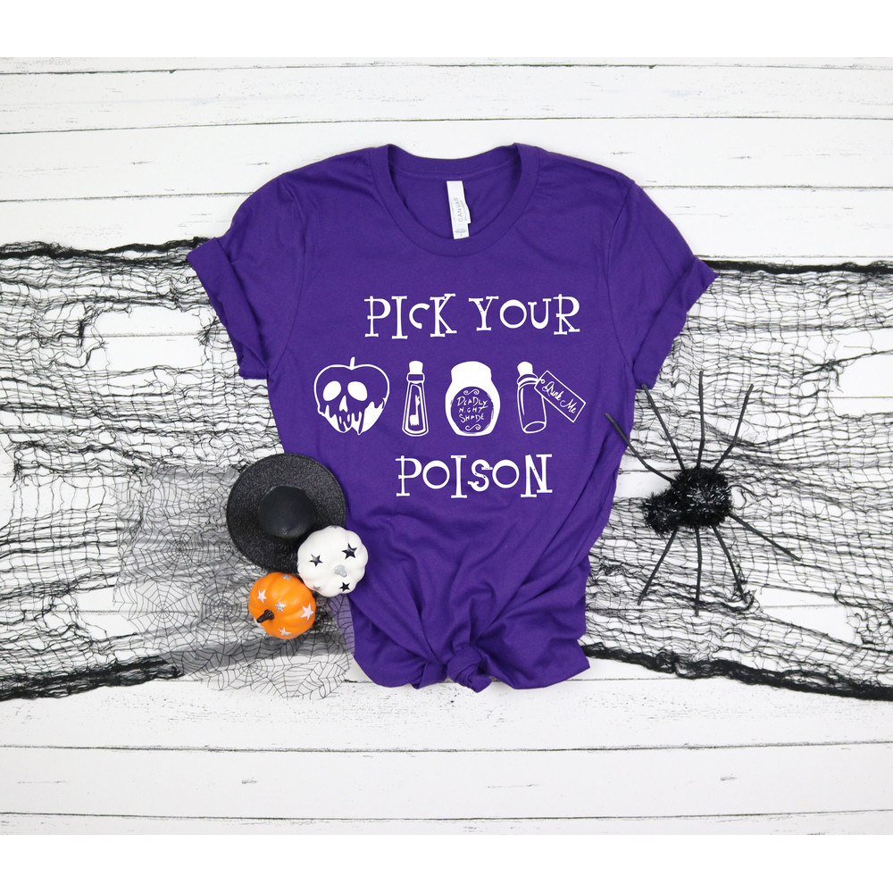 Pick Your Poison Halloween Shirts, Halloween Party T-Shirt, Halloween Tee,Halloween Funny Shirts,Gift For Halloween,Halloween Matching Shirt - 2.jpg