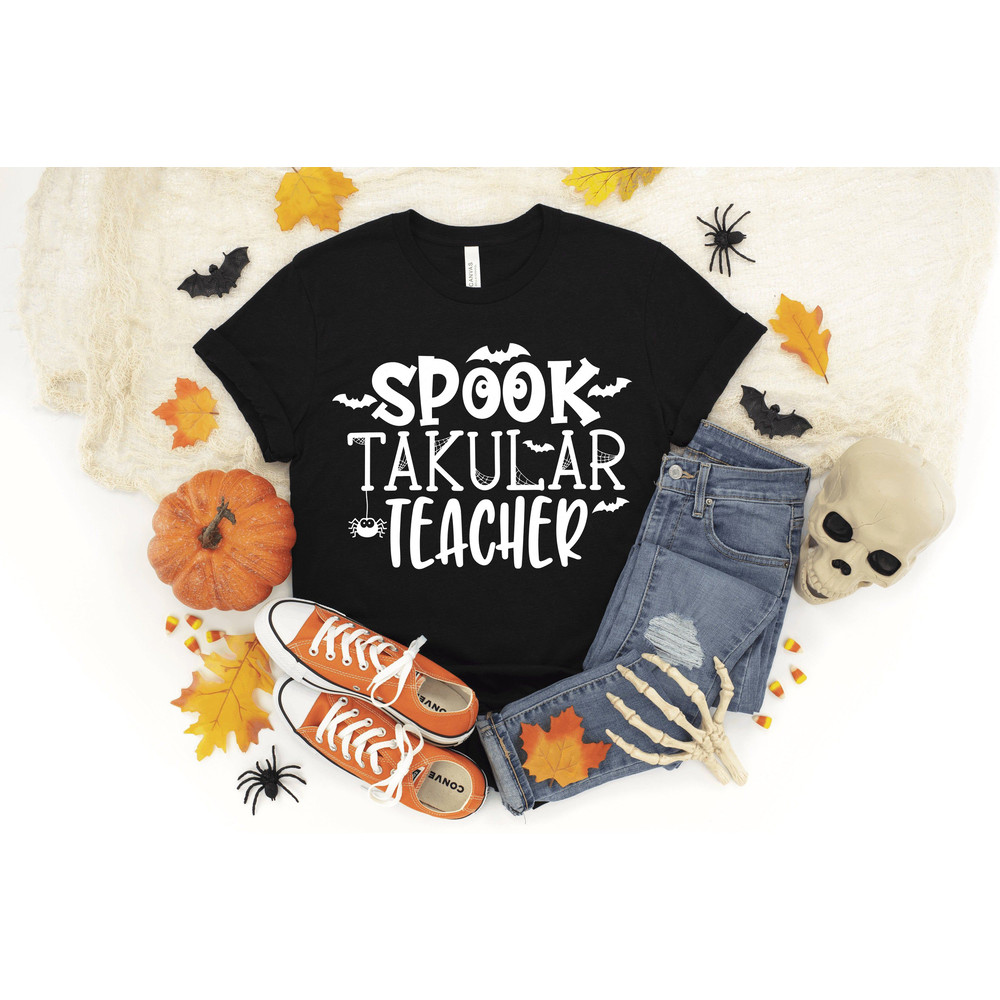 Spook Takular Teacher Shirt,Halloween Teacher Shirt, Elementary School Teacher Shirt, Teacher Gift,Teacher Halloween, School Halloween Party - 2.jpg