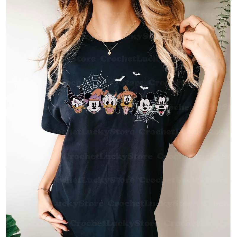 Spooky Mouse and Friends Shirt, Mickey Boo Halloween Shirt, Disney Halloween Party Matching Shirt, Pumpkin Mickey, Disney Spooky Shirt - 1.jpg