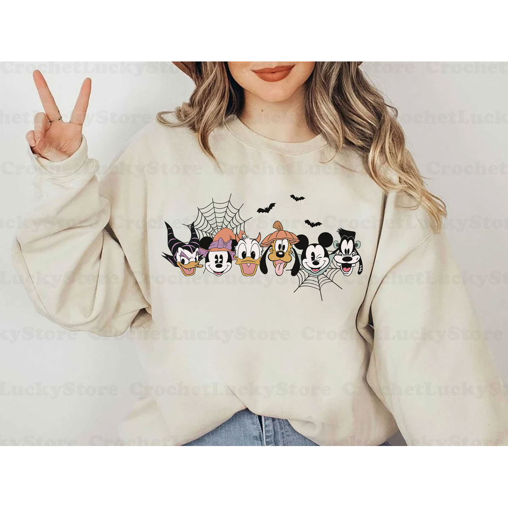 Spooky Mouse and Friends Shirt, Mickey Boo Halloween Shirt, Disney Halloween Party Matching Shirt, Pumpkin Mickey, Disney Spooky Shirt - 3.jpg