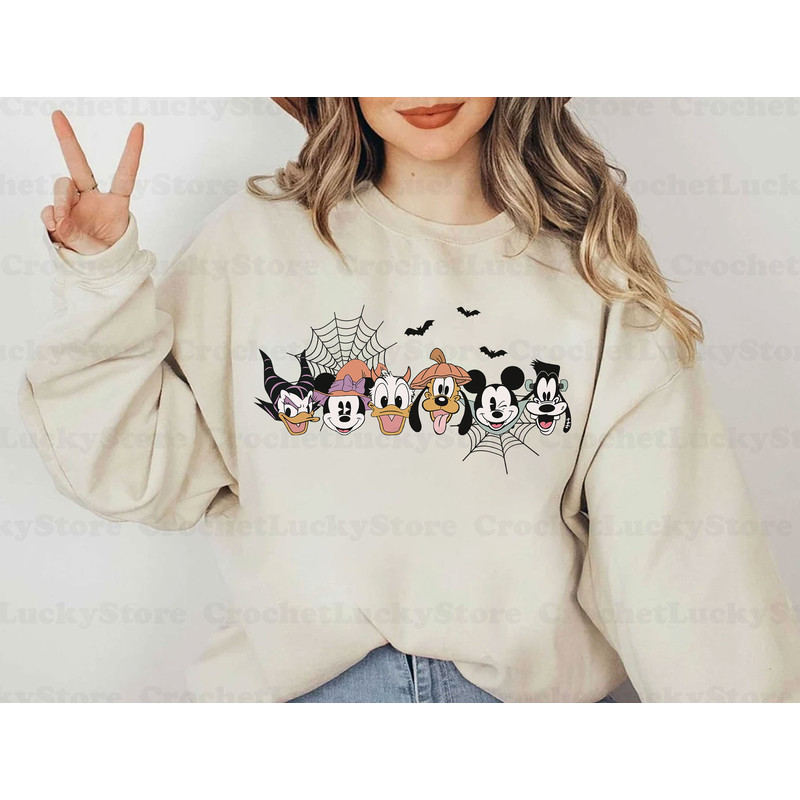 Spooky Mouse and Friends Shirt, Mickey Boo Halloween Shirt, Disney Halloween Party Matching Shirt, Pumpkin Mickey, Disney Spooky Shirt - 3.jpg