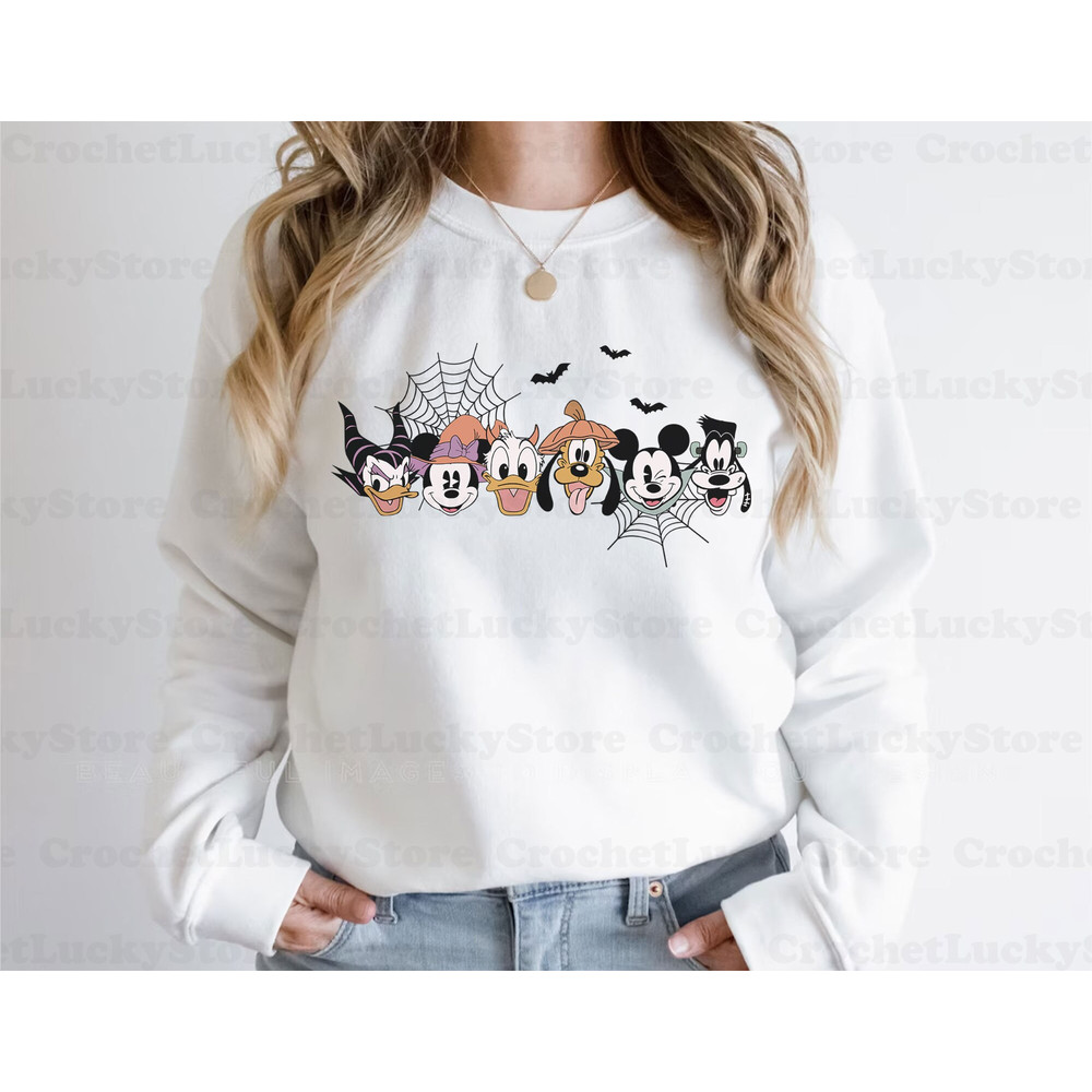 Spooky Mouse and Friends Shirt, Mickey Boo Halloween Shirt, Disney Halloween Party Matching Shirt, Pumpkin Mickey, Disney Spooky Shirt - 5.jpg