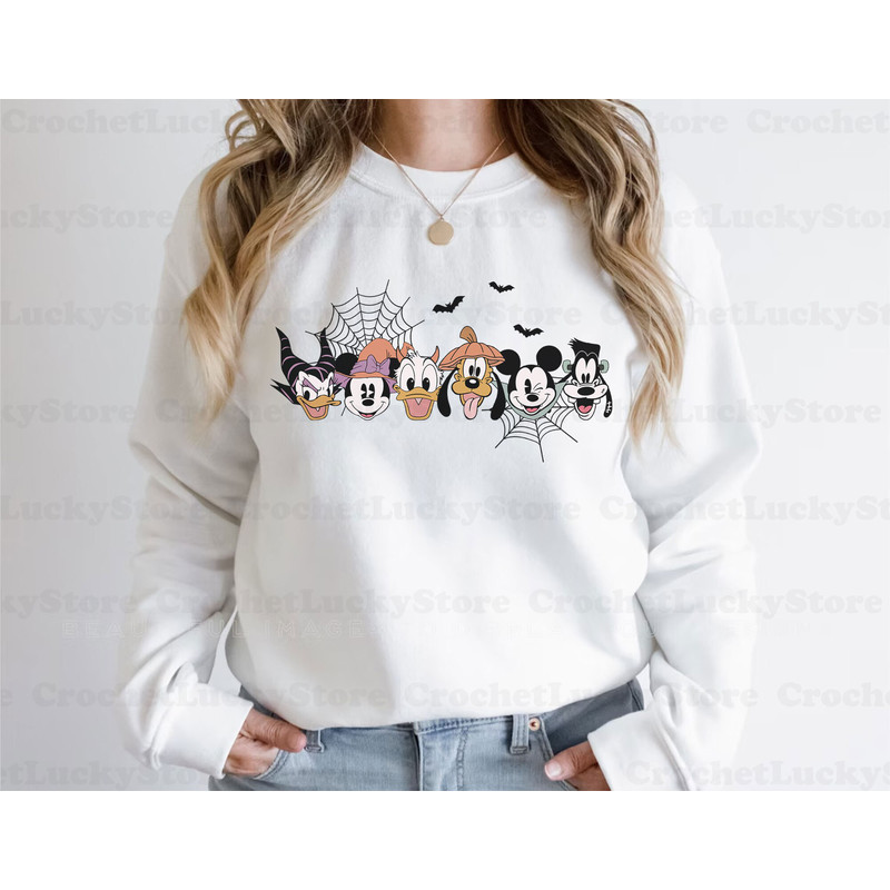 Spooky Mouse and Friends Shirt, Mickey Boo Halloween Shirt, Disney Halloween Party Matching Shirt, Pumpkin Mickey, Disney Spooky Shirt - 5.jpg