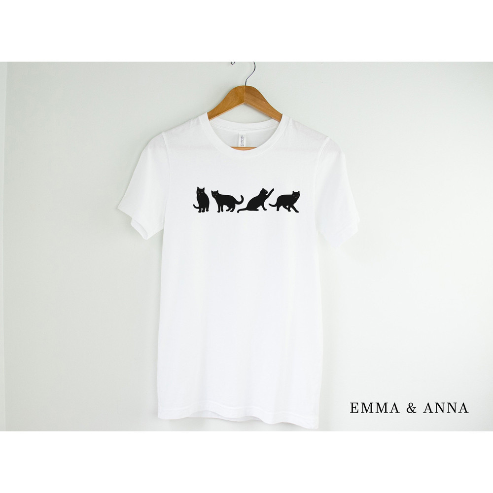 Cat Shirt, Black Cat T-Shirt, Cat Mom Shirt, Cat Lover Gift, Funny Cat Shirt, Cute Cat Shirt, Cat Mom Gifts, Animal Lover Shirt - 1.jpg