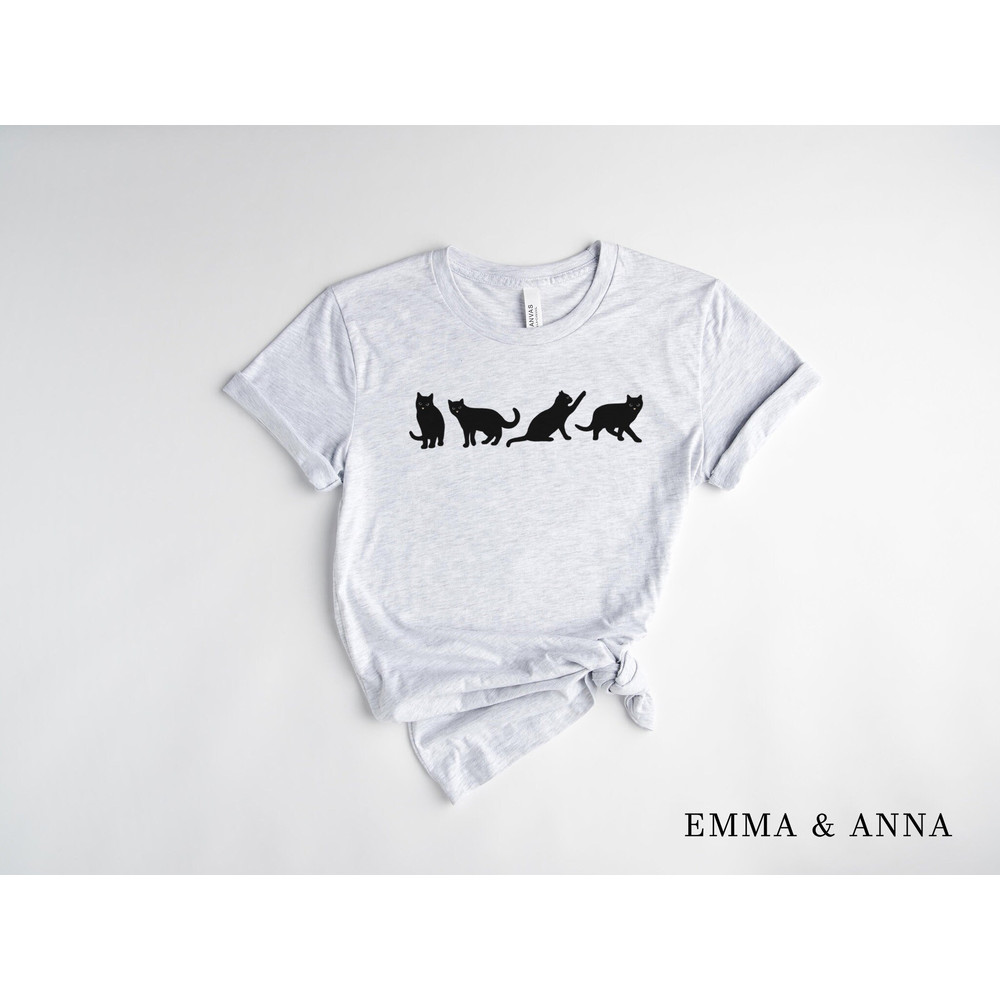 Cat Shirt, Black Cat T-Shirt, Cat Mom Shirt, Cat Lover Gift, Funny Cat Shirt, Cute Cat Shirt, Cat Mom Gifts, Animal Lover Shirt - 2.jpg