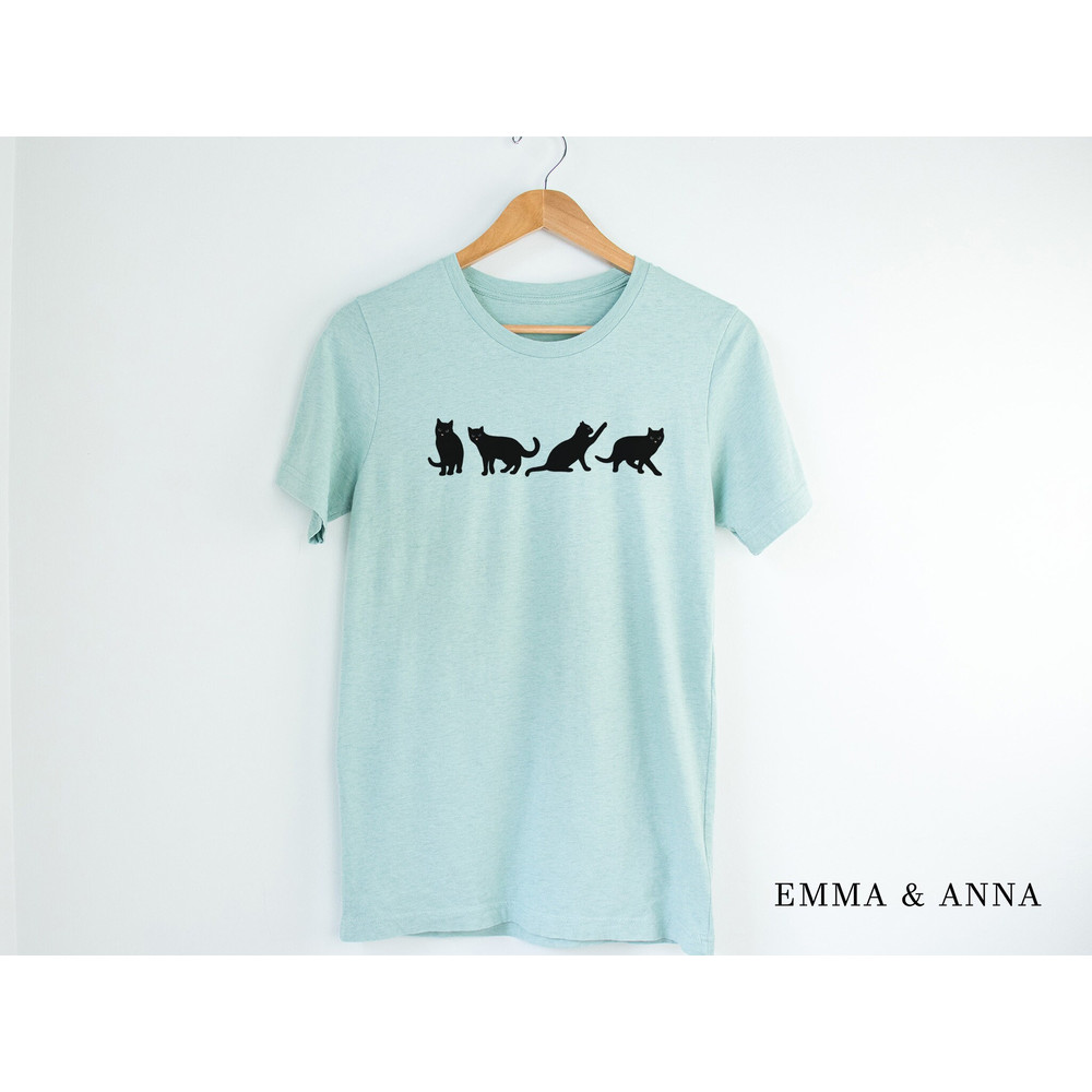 Cat Shirt, Black Cat T-Shirt, Cat Mom Shirt, Cat Lover Gift, Funny Cat Shirt, Cute Cat Shirt, Cat Mom Gifts, Animal Lover Shirt - 4.jpg