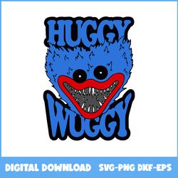 Huggy Wuggy Face Svg, Huggy Wuggy Svg, Horror Huggy Wuggy Svg, Horror Svg, Poppy Playtime Svg, Png Eps Dxf Digital File