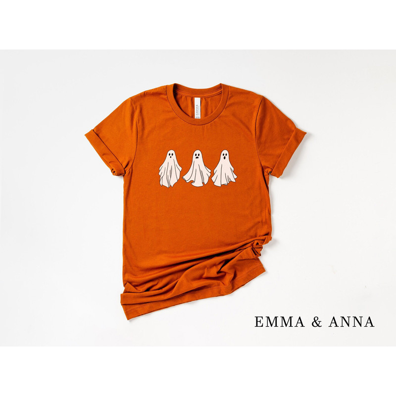 Ghost Shirt, Ghost T-Shirt, Halloween Shirt, Halloween Crewneck, Cute Ghost Shirt, Spooky Season, Trick or Treat Shirt, Halloween Party - 1.jpg