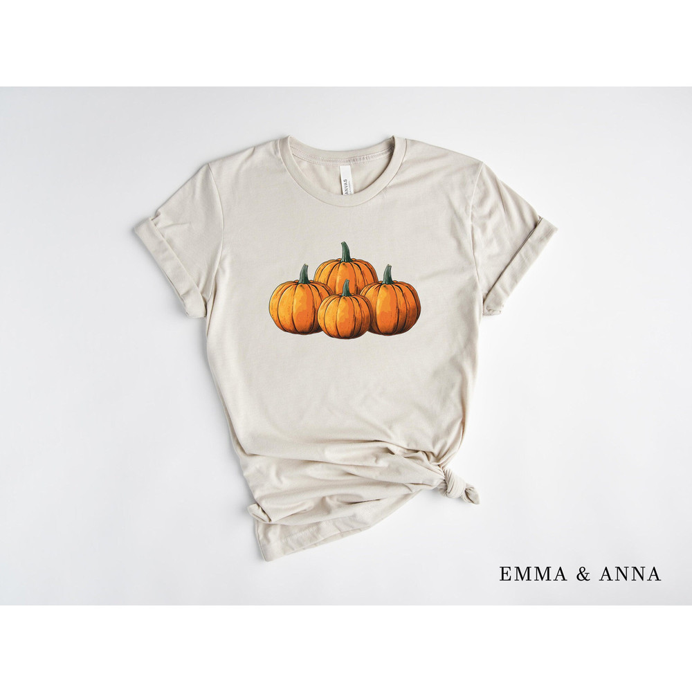 Fall Shirts for Women, Cute Pumpkin Shirt, Thanksgiving Shirt, Fall T-shirt, Pumpkin Spice, Pumpkin Patch, Halloween Tee, Autumn Shirt - 2.jpg