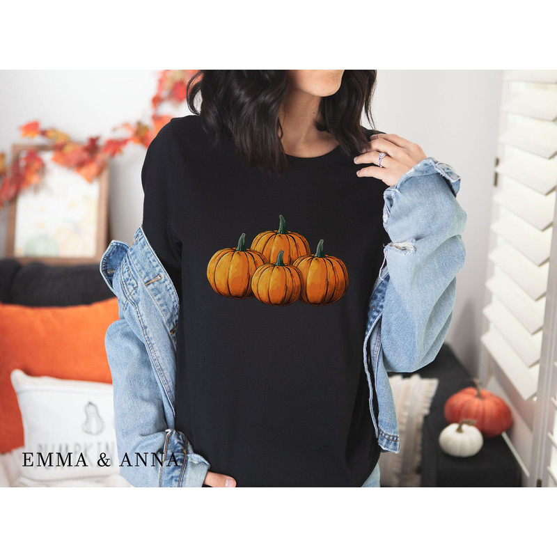 Fall Shirts for Women, Cute Pumpkin Shirt, Thanksgiving Shirt, Fall T-shirt, Pumpkin Spice, Pumpkin Patch, Halloween Tee, Autumn Shirt - 3.jpg
