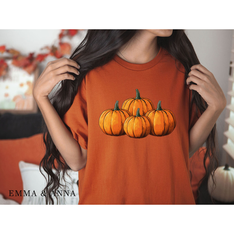 Fall Shirts for Women, Cute Pumpkin Shirt, Thanksgiving Shirt, Fall T-shirt, Pumpkin Spice, Pumpkin Patch, Halloween Tee, Autumn Shirt - 4.jpg