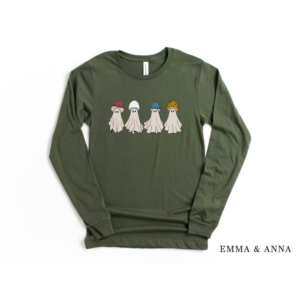 Ghost Shirt, Halloween Shirt, Halloween T-Shirt, Mushroom Shirt, Cottagecore, Halloween Party, Fall Shirts, Pumpkin Shirt, Spooky Season - 3.jpg