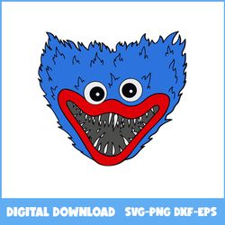 huggy wuggy head svg, huggy wuggy svg, horror huggy wuggy svg, horror svg, poppy playtime svg, png eps dxf digital file