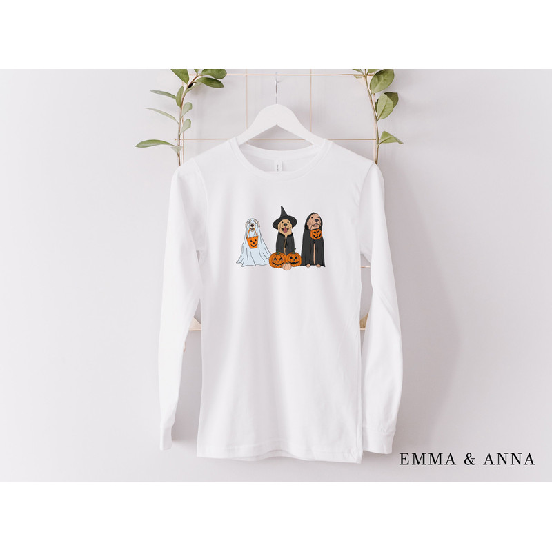 Halloween Dog Shirt, Halloween T-Shirt, Fall Shirt, Halloween Shirt, Ghost Dog, Dog Mom Shirt, Dog Lover Gift, Funny Halloween,Spooky Season - 5.jpg