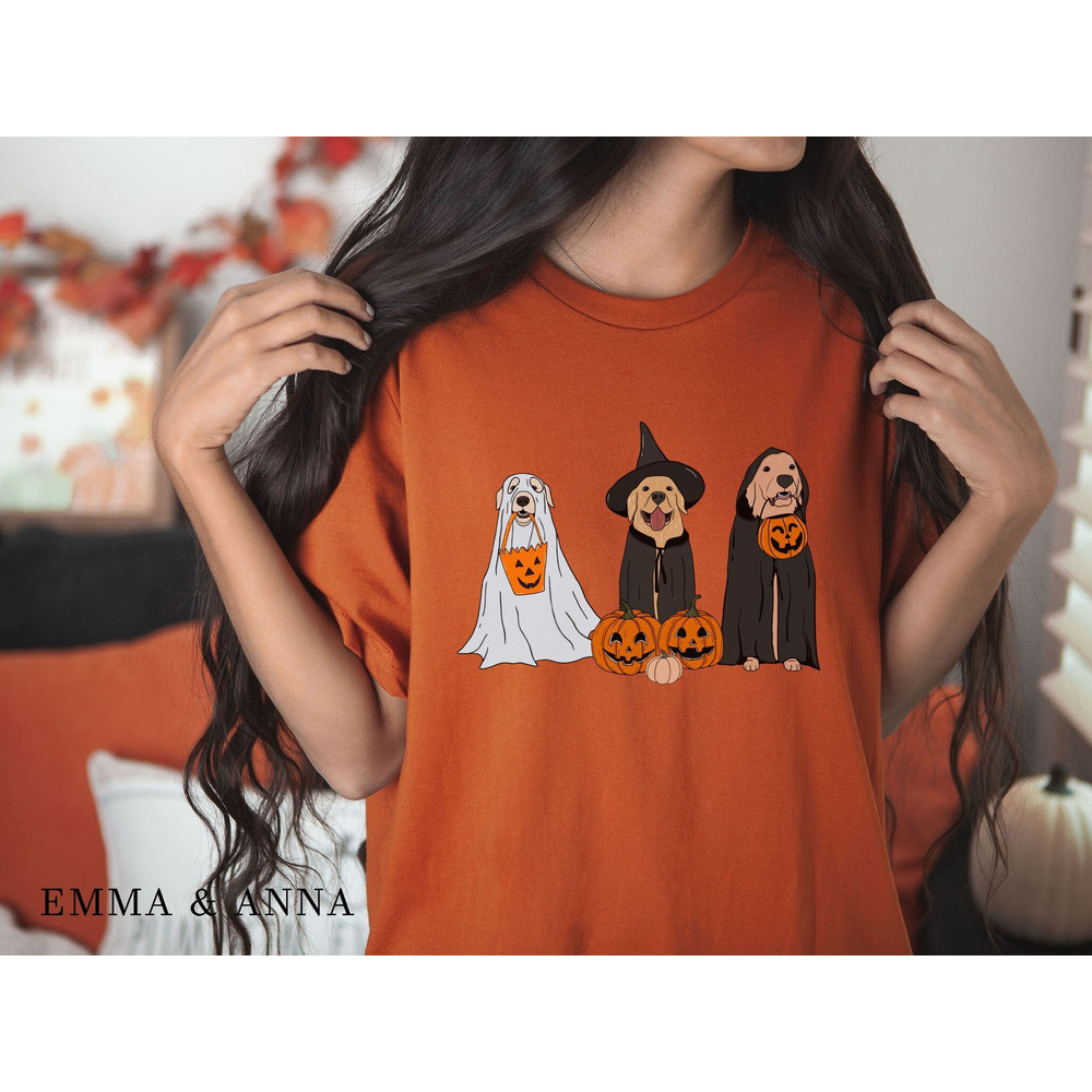 Halloween Dog Shirt, Halloween T-Shirt, Fall Shirt, Halloween Shirt, Ghost Dog, Dog Mom Shirt, Dog Lover Gift, Funny Halloween,Spooky Season - 1.jpg