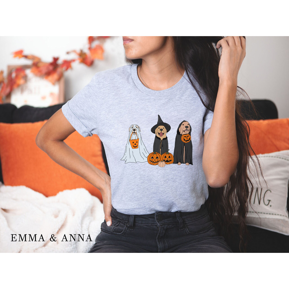 Halloween Dog Shirt, Halloween T-Shirt, Fall Shirt, Halloween Shirt, Ghost Dog, Dog Mom Shirt, Dog Lover Gift, Funny Halloween,Spooky Season - 2.jpg
