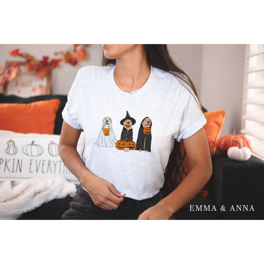 Halloween Dog Shirt, Halloween T-Shirt, Fall Shirt, Halloween Shirt, Ghost Dog, Dog Mom Shirt, Dog Lover Gift, Funny Halloween,Spooky Season - 3.jpg