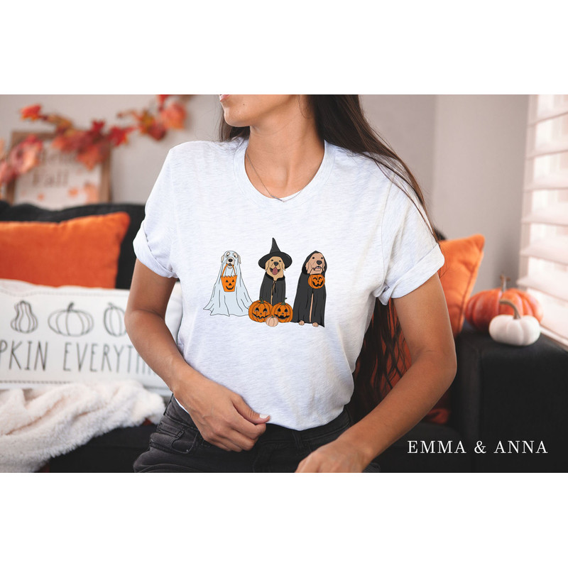 Halloween Dog Shirt, Halloween T-Shirt, Fall Shirt, Halloween Shirt, Ghost Dog, Dog Mom Shirt, Dog Lover Gift, Funny Halloween,Spooky Season - 3.jpg
