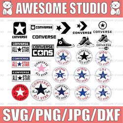 26 Files Converse Logo svg, Chucks svg, Sneaker svg, Converse svg, Converse Chuck svg, Chucks svg, Sneaker svg, Chucks