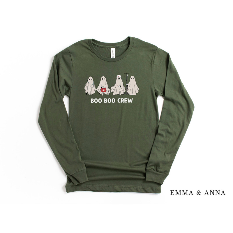 Halloween Shirt, Boo Boo Crew Shirt, Ghost Shirt, Halloween Nurse Shirt, Funny Halloween Shirt, Nurse TShirt, Nursing Gifts, Nursing Student - 3.jpg