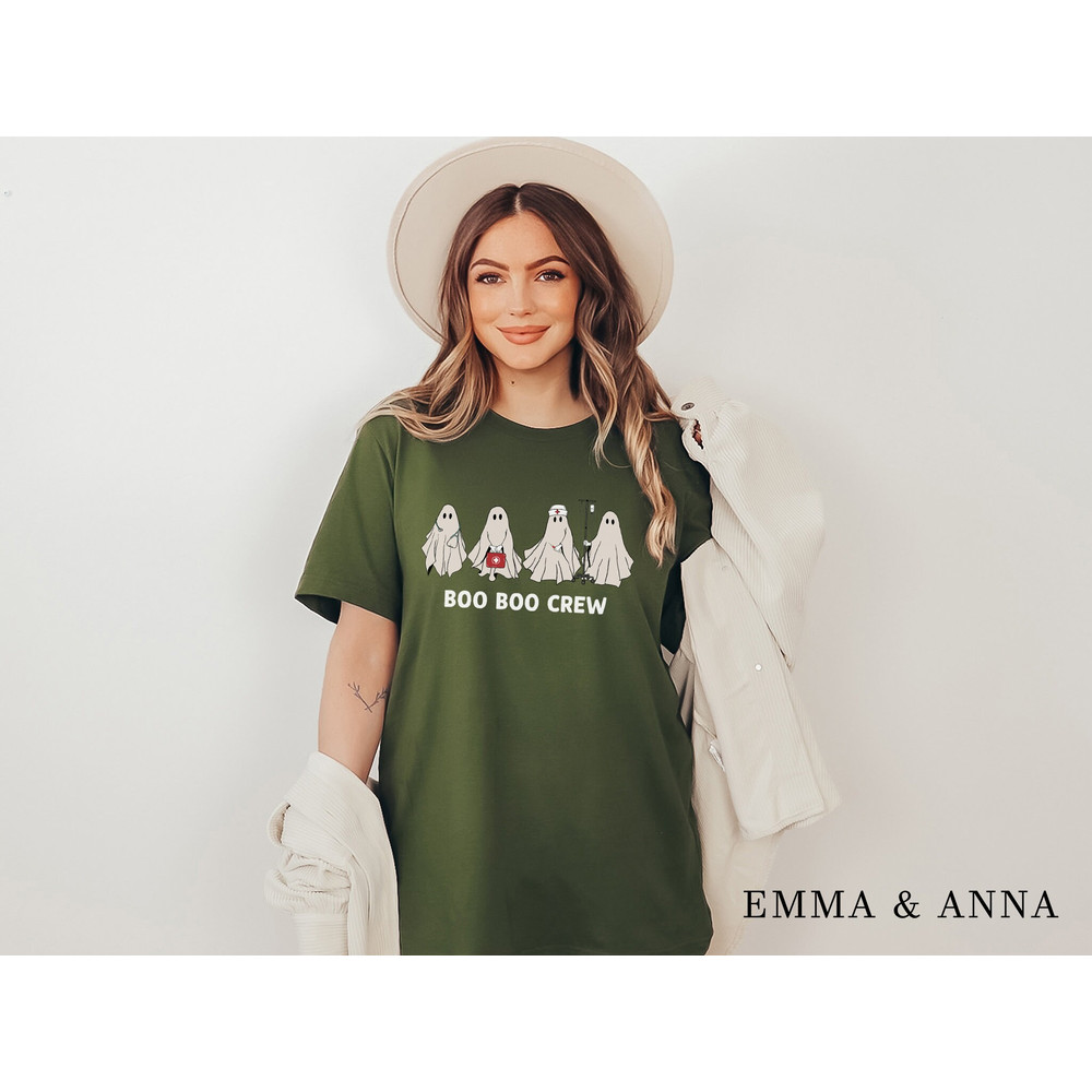 Halloween Shirt, Boo Boo Crew Shirt, Ghost Shirt, Halloween Nurse Shirt, Funny Halloween Shirt, Nurse TShirt, Nursing Gifts, Nursing Student - 3.jpg