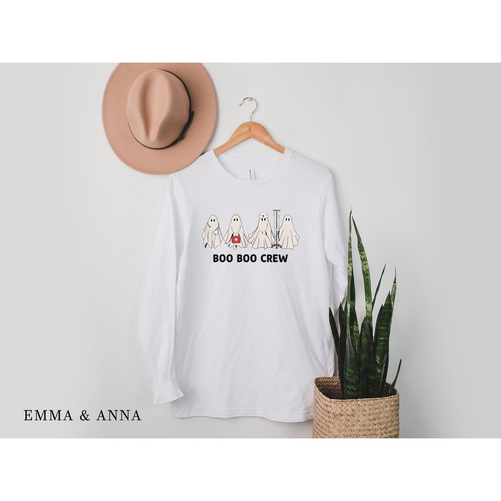 Halloween Shirt, Boo Boo Crew Shirt, Ghost Shirt, Halloween Nurse Shirt, Funny Halloween Shirt, Nurse TShirt, Nursing Gifts, Nursing Student - 5.jpg