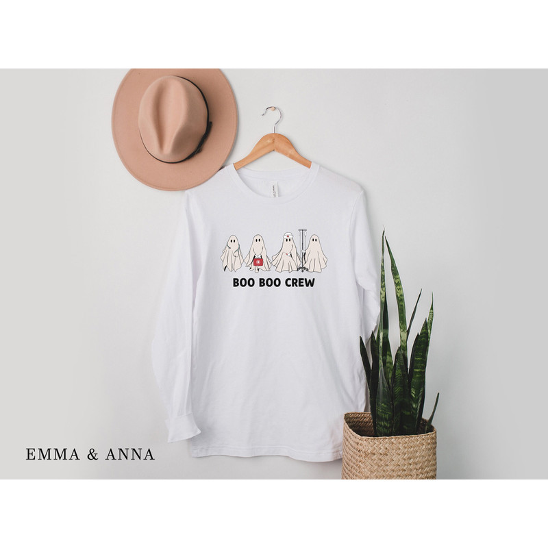 Halloween Shirt, Boo Boo Crew Shirt, Ghost Shirt, Halloween Nurse Shirt, Funny Halloween Shirt, Nurse TShirt, Nursing Gifts, Nursing Student - 5.jpg